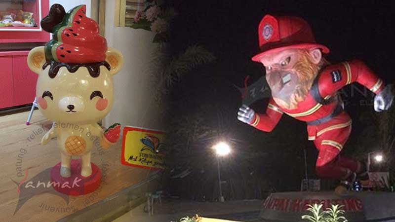 Jasa Pembuatan Patung Maskot